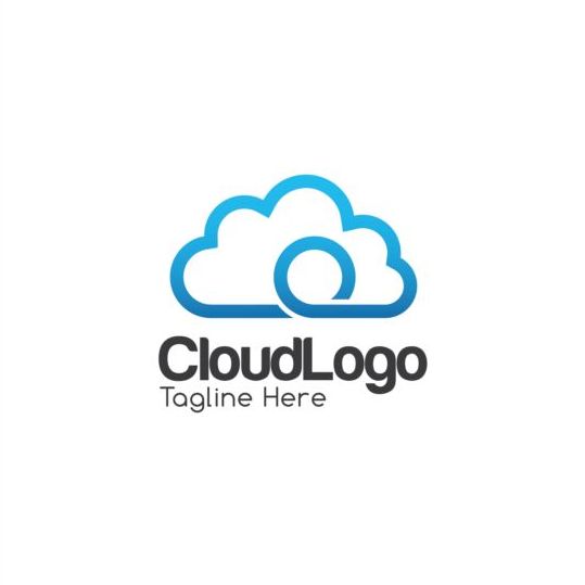 539x539 Cloud Logo Creative Design Vector Free Download