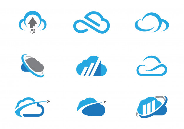 626x438 Cloud Technology Logo Vector Premium Download