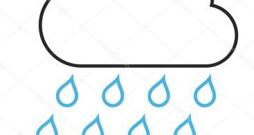 367x195 Rain Cloud Outline Vector Archives Vector Images Design