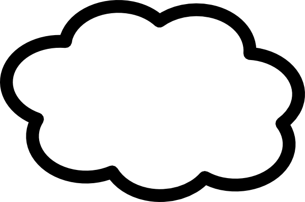 600x397 Outline Of Cloud Better Cloud Clip Art