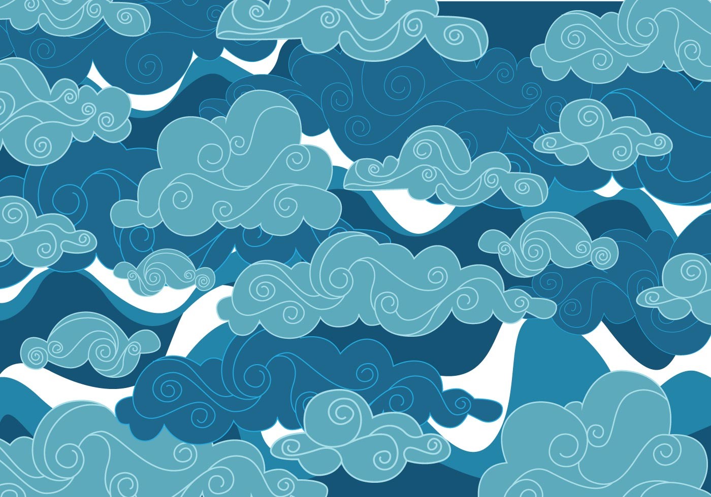 Cloud Pattern Vector