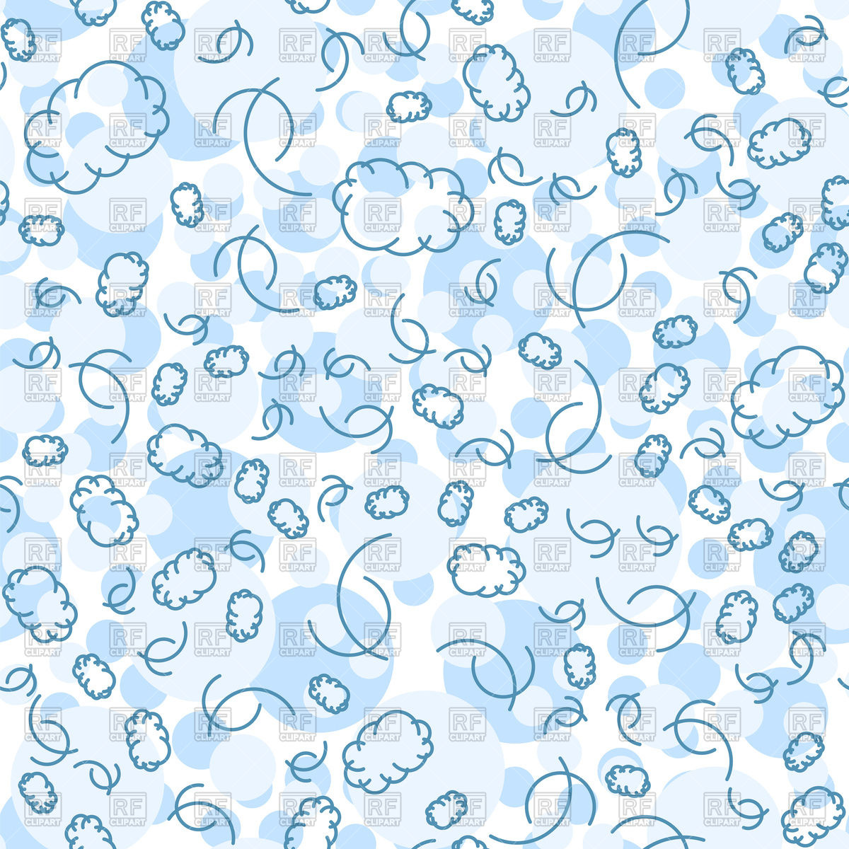 Cloud Seamless Pattern Vector Image Of Backgrounds, Textures 1200x1200 Cloud Seamless Pattern Vector Image Of Backgrounds, Textures