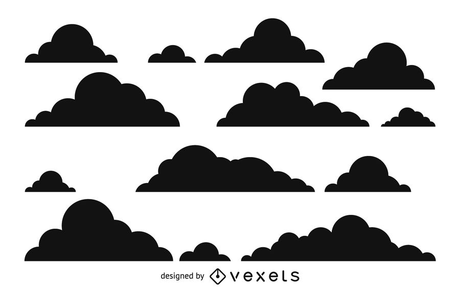 Cloud Silhouette Pattern 900x563 Cloud Silhouette Pattern