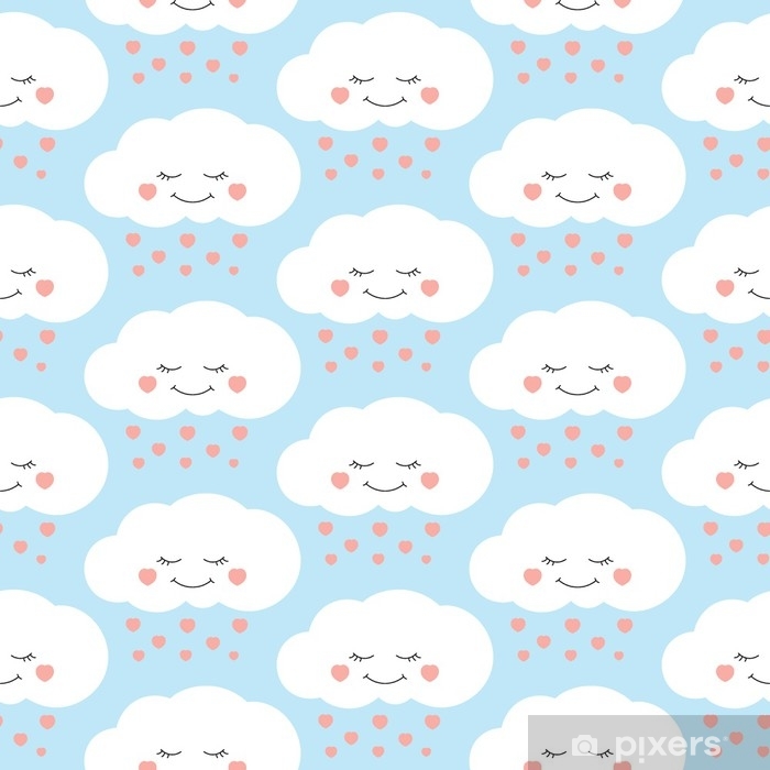 Cute Baby Cloud Pattern Vector Seamless Children Print 700x700 Cute Baby Cloud Pattern Vector Seamless Children Print