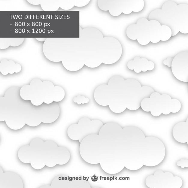 White Clouds Pattern Vector Free Download 626x626 White Clouds Pattern Vector Free Download