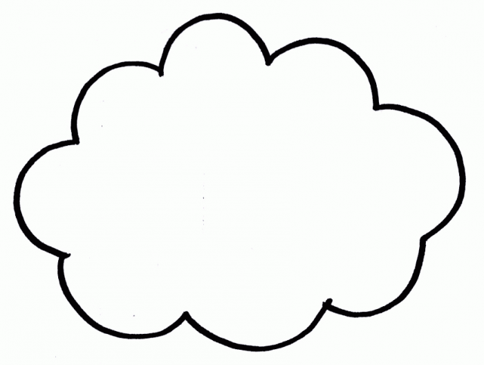 700x528 Cloud Template Png Vector, Clipart