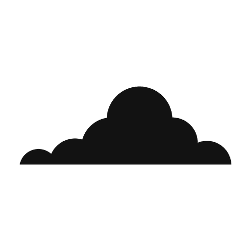 Cloud Silhouette Vector at Vectorified.com | Collection of Cloud ...