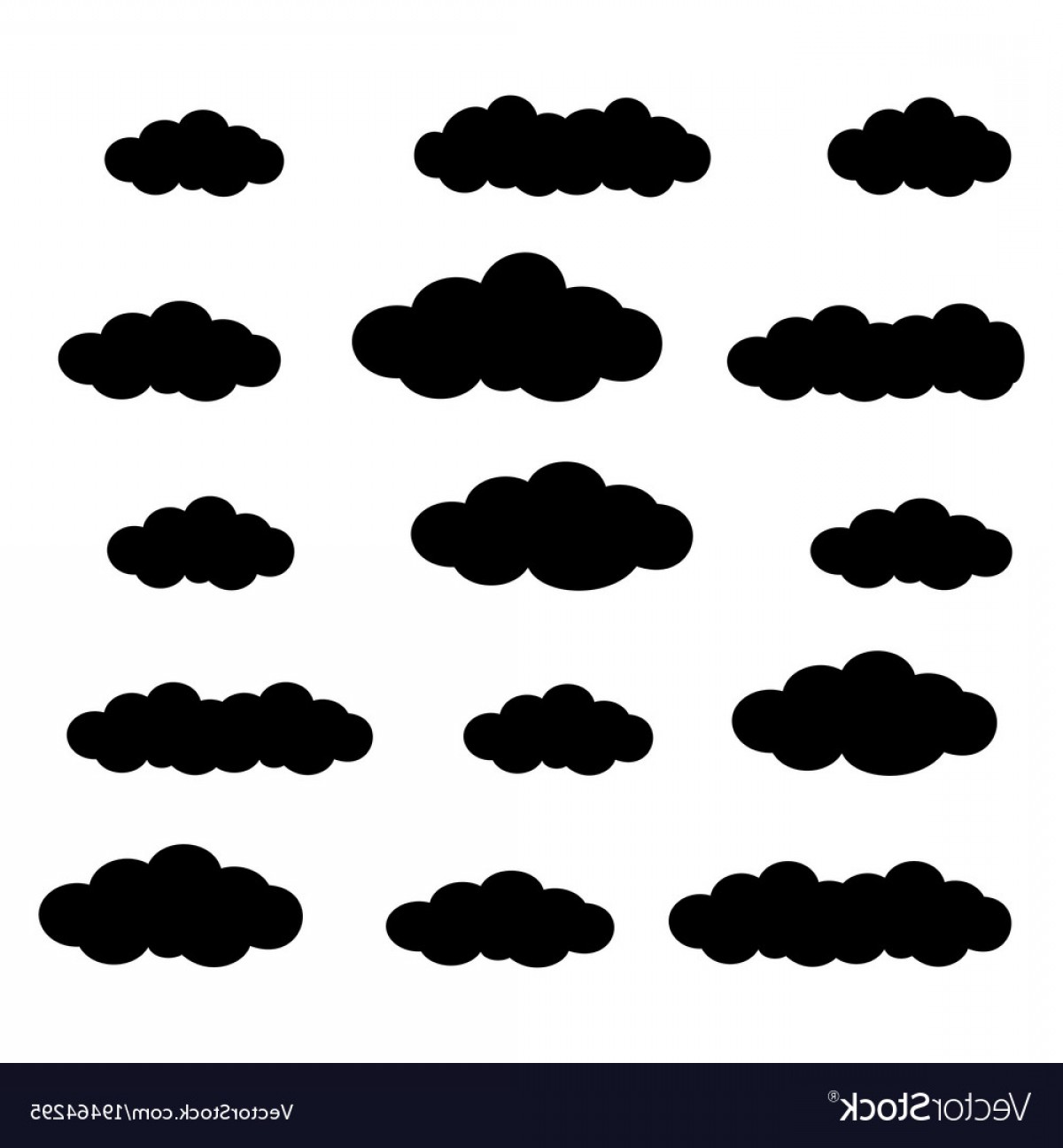 1200x1296 Clouds Vector Outline Silhouette Handandbeak