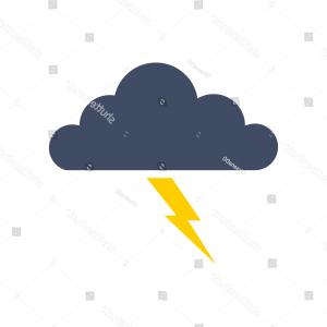 300x300 Best Storm Cloud Silhouette Vector Library Studiogrfx