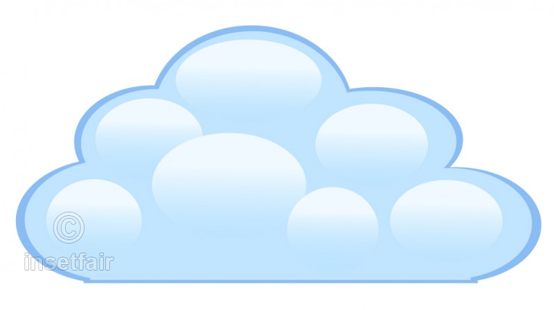 800x448 Cloud In Blue Vector Texture
