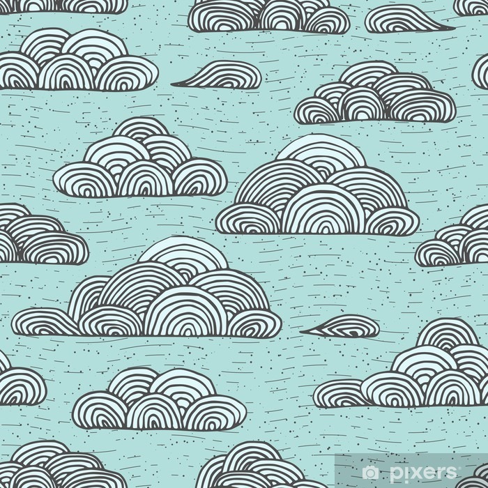 700x700 Abstract Vector Seamless Gentle Pattern With Clouds Colorful