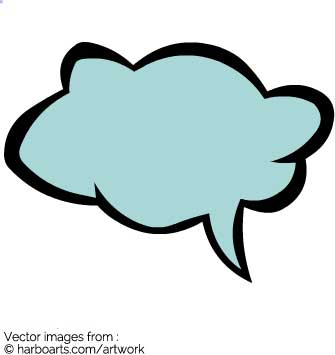 335x355 Download Speech Bubble Cloud