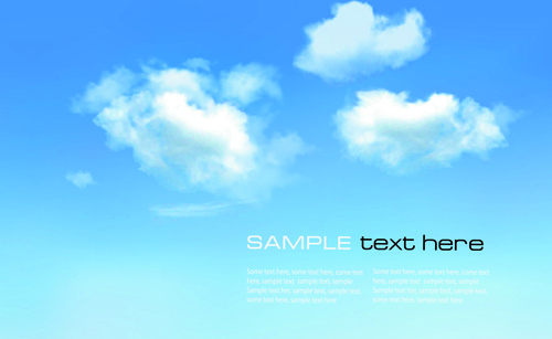 500x307 Blue Cloud Vector Free Vector Download