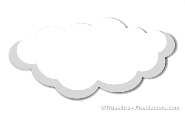 600x369 Download Free Cloud Vector Illustration
