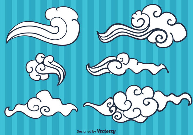 632x443 Free Chinese Cloud Vector Free Vector Download Cannypic