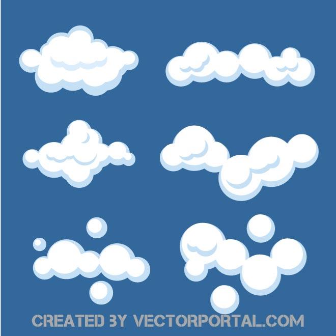 Cloud Vector Free at Vectorified.com | Collection of Cloud Vector Free ...