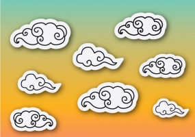 285x200 Chinese Traditional Cloud Free Vector Graphic Art Free Download