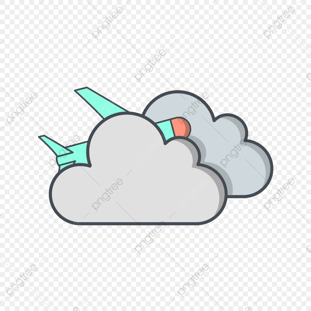 1024x1024 Plane Cloud Vector Icon, Cloud Icon, Plane Icon, Travel Icon Png