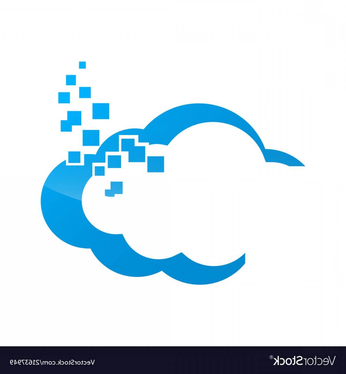 1200x1296 Blue Cloud Symbol Big Data Cloud Logobig Cloud Vector Soidergi