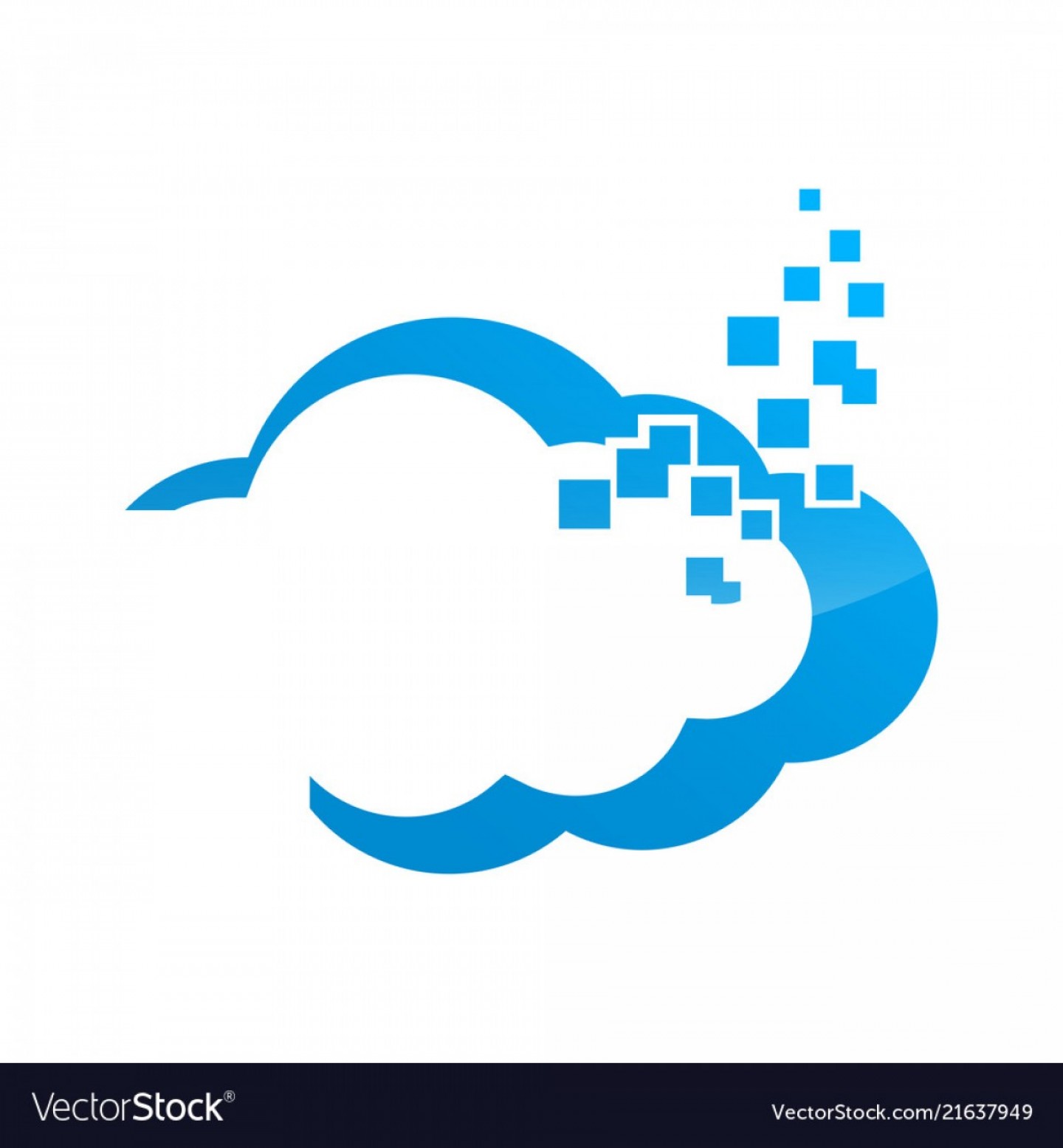 1440x1555 Blue Cloud Vector Hoodamathrun