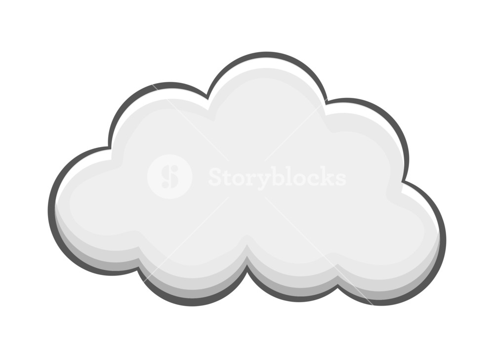 Cloud Vector Royalty Free Stock Image 1000x725 Cloud Vector Royalty Free Stock Image