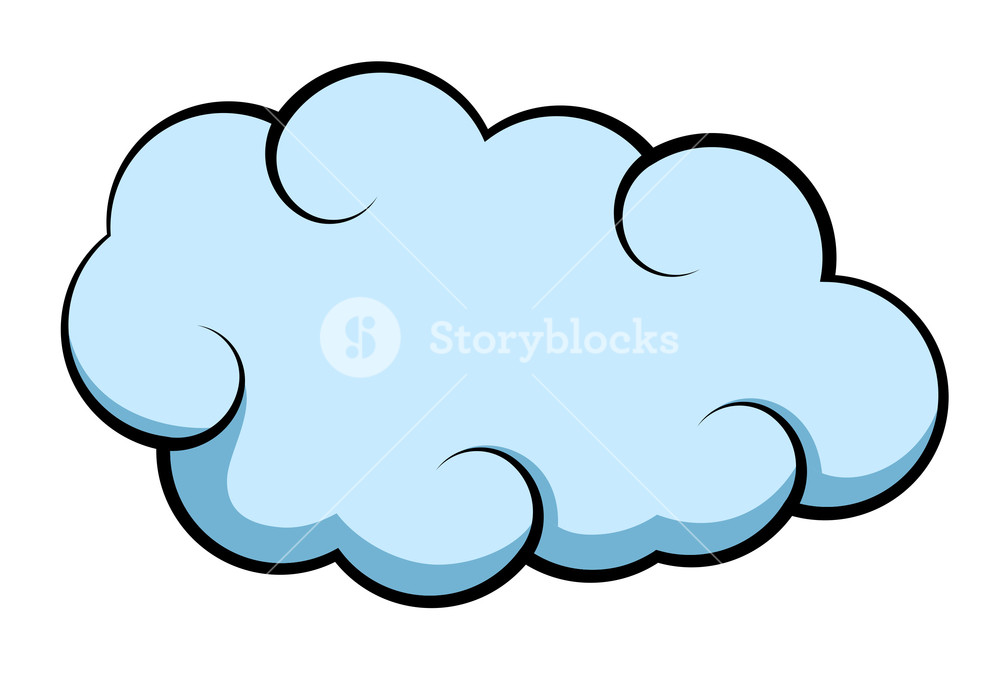 Comic Cloud Vector Royalty Free Stock Image 1000x683 Comic Cloud Vector Royalty Free Stock Image