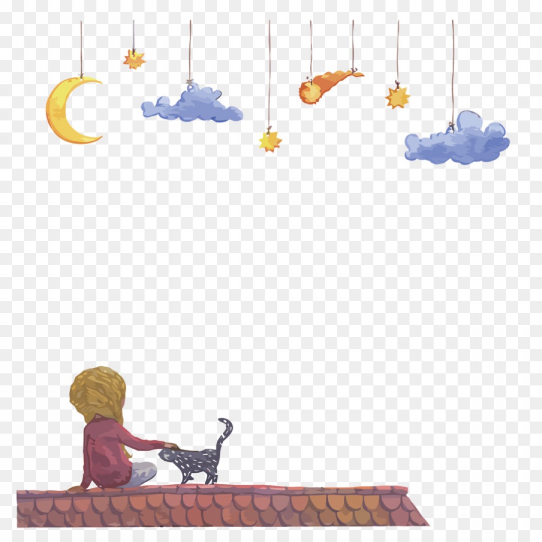 1080x1080 Png Cartoon Cloud Vector The Roof Of The Night Watchin Soidergi