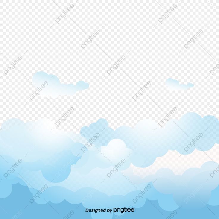 736x736 Vector Blue Download This Blue And White Clouds Vector, Watercolor