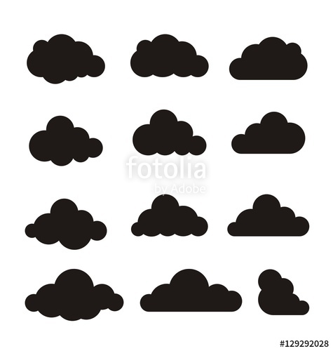 475x500 Cloud Vector Clouds Vector Cloud Icon Cloud Icons Set Two
