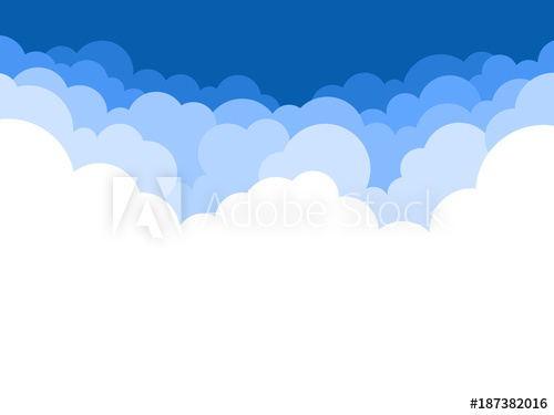 500x375 Clouds Vector Background