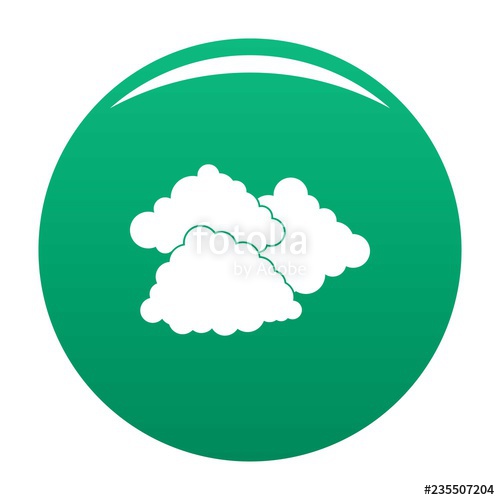 500x500 Dark Cloudy Icon Simple Illustration Of Dark Cloudy Vector Icon