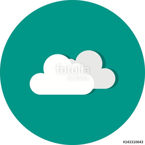 500x500 Vector Cloudy Icon Stock Image And Royalty Free Vector