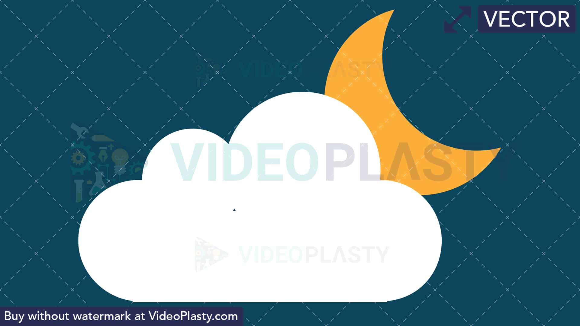 1920x1080 Cloudy Night Icon