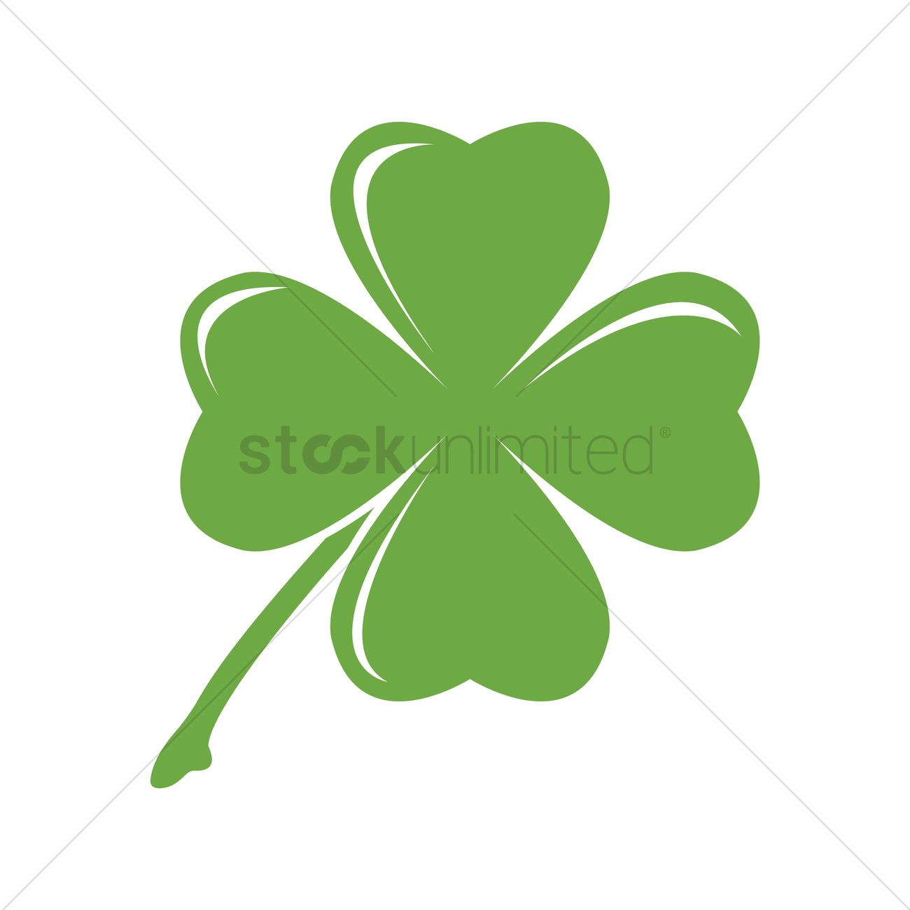 1300x1300 Clover Leaf Vector Image