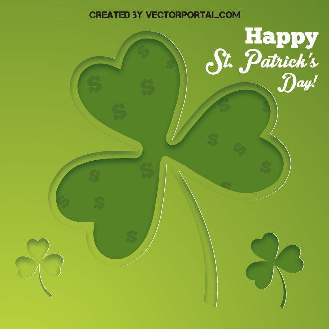 660x660 Clover Leaf Vector Graphics
