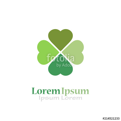500x500 Clover Leaf Vector Logo Stock Image And Royalty Free Vector