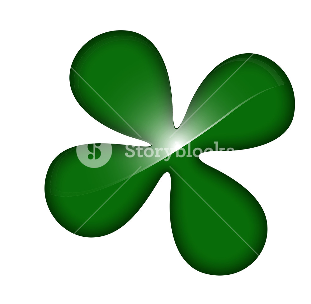 1000x976 Clover Leaf Vector Shape Design Royalty Free Stock Image