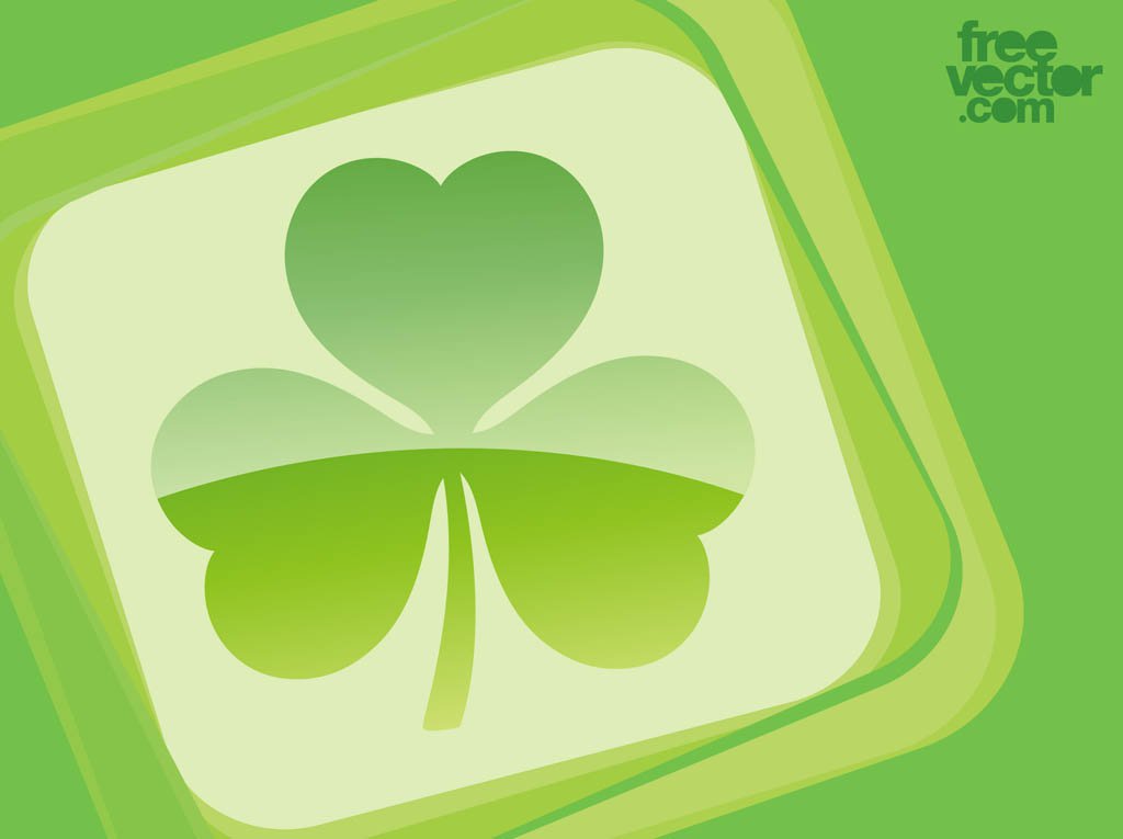 1024x765 Clover Leaf Vector Vector Art Graphics