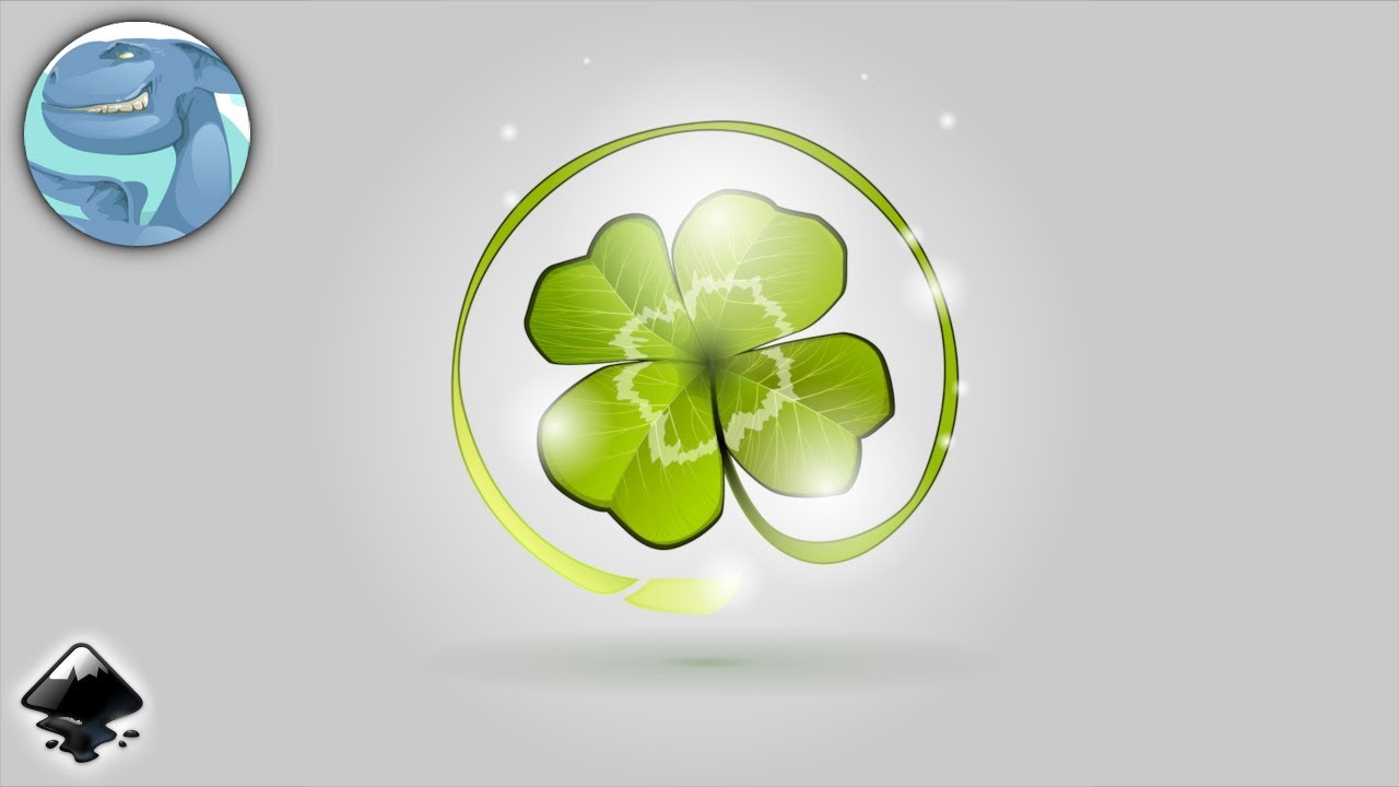 Lucky Clover Logo! Inkscape Vector Art 1280x720 Lucky Clover Logo! Inkscape Vector Art