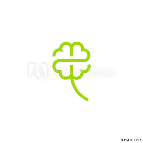 Vector Clover Logo Design Download Template Graphic 500x500 Vector Clover Logo Design Download Template Graphic