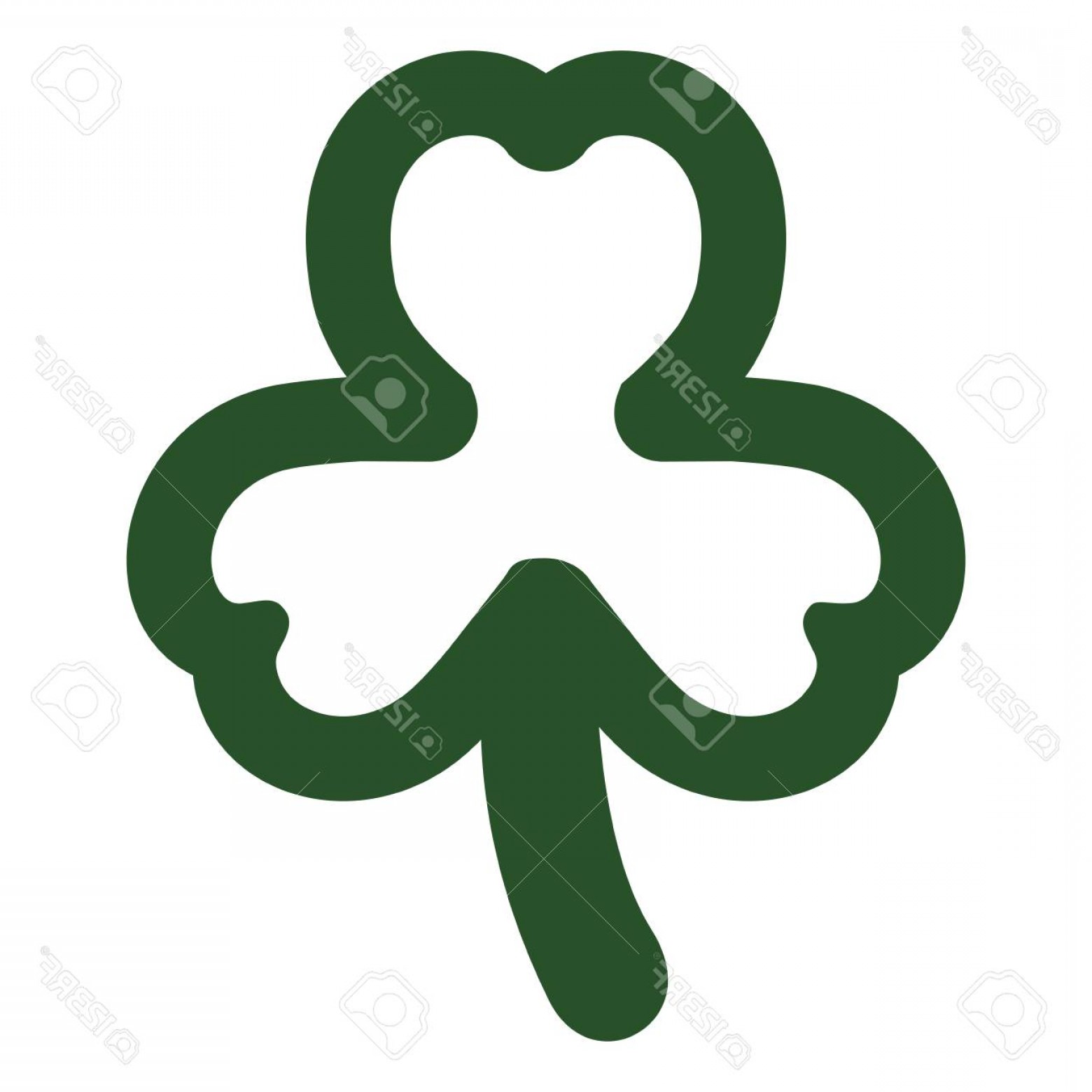 Photostock Vector Isolated Three Leaf Clover Vector Illustration 1560x1560 Photostock Vector Isolated Three Leaf Clover Vector Illustration