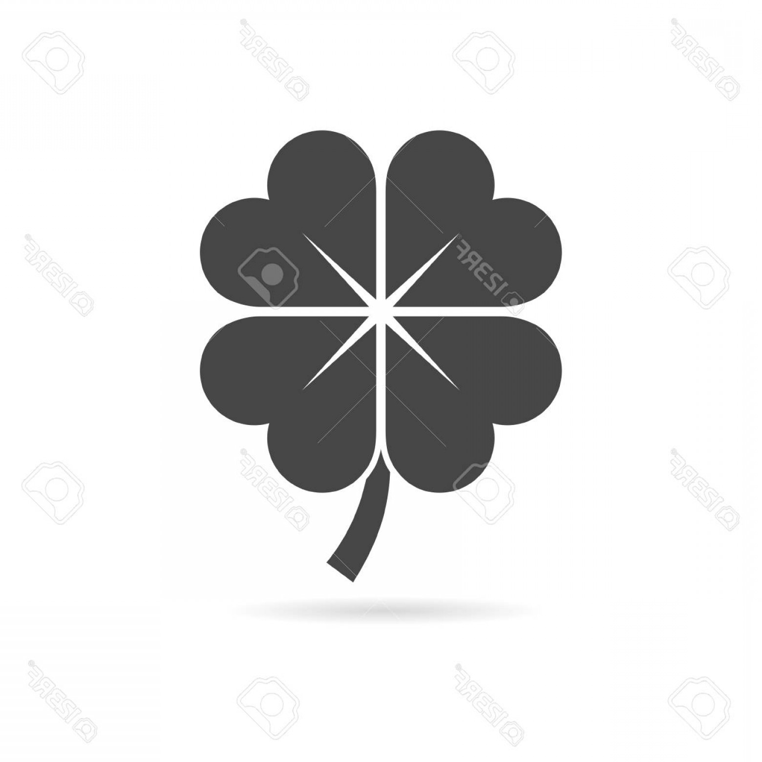 Photostock Vector Simple Icon Clover Leaf Four Leaf Clover Vector 1560x1560 Photostock Vector Simple Icon Clover Leaf Four Leaf Clover Vector