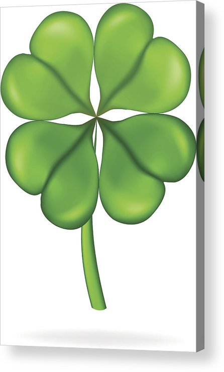 446x740 Four Leaf Clover Vector Illustration St Patrick's Day Symbol