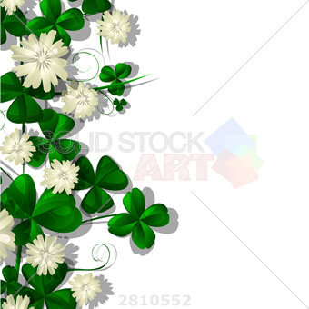 Stock Illustration Of Lucky Clover Vector Card With Room For Text 340x340 Stock Illustration Of Lucky Clover Vector Card With Room For Text