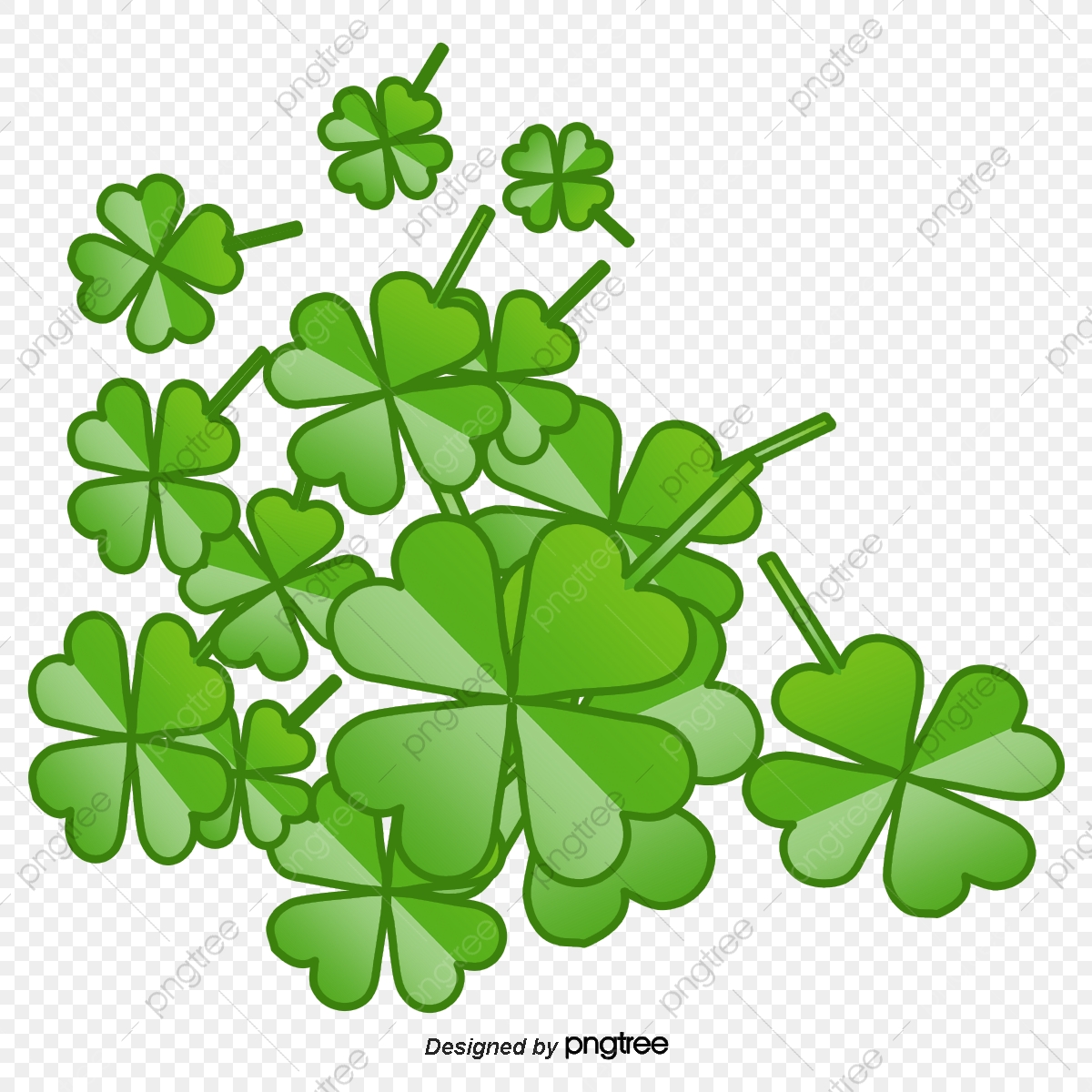 1200x1200 Vector Painted Clover, Vector, Hand Painted, Clover Png And Vector