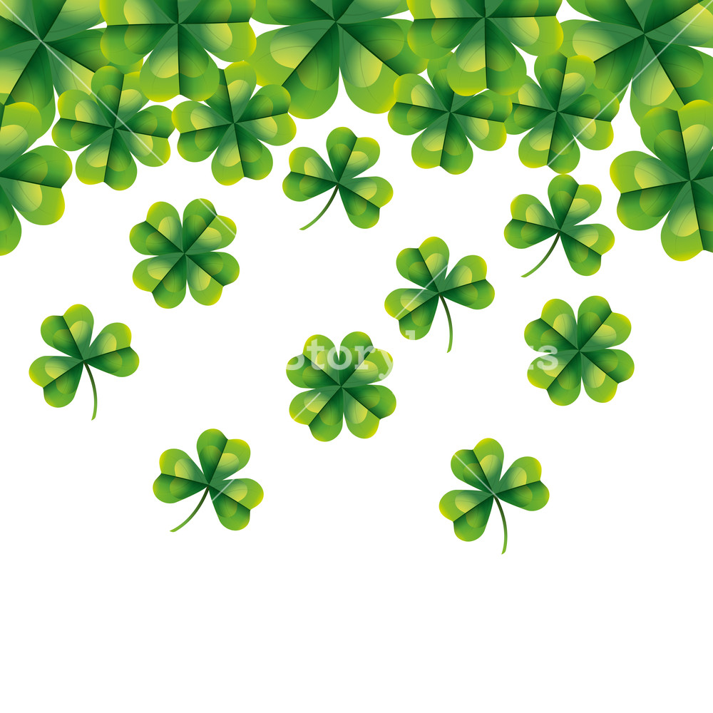 Four Leaf Clover Vector Illustration Royalty Free Stock Image 1000x1000 Four Leaf Clover Vector Illustration Royalty Free Stock Image