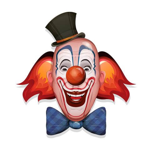 490x490 Circus Clown Face