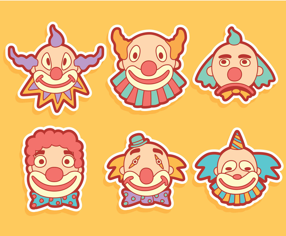 1136x936 Clown Face Vectors Vector Art Graphics