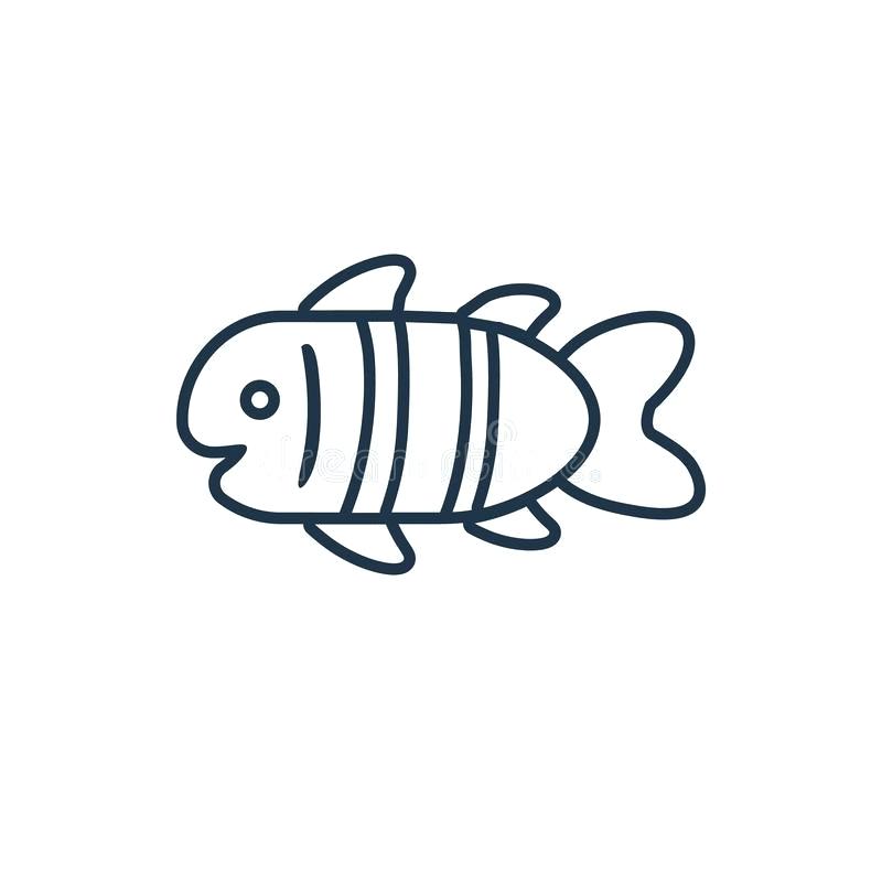 800x800 Clown Fish Outline