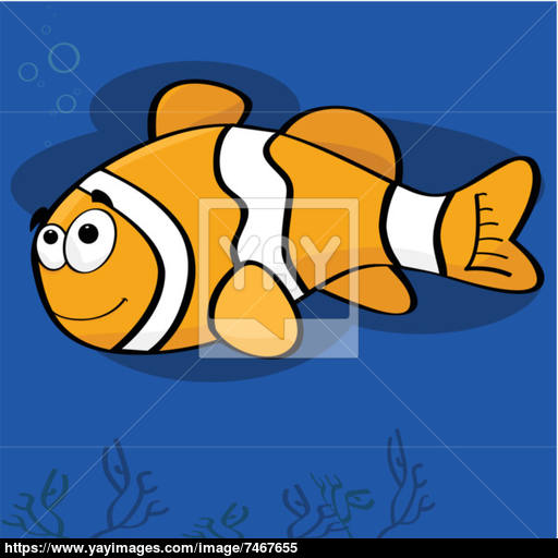 512x512 Clown Fish Vector